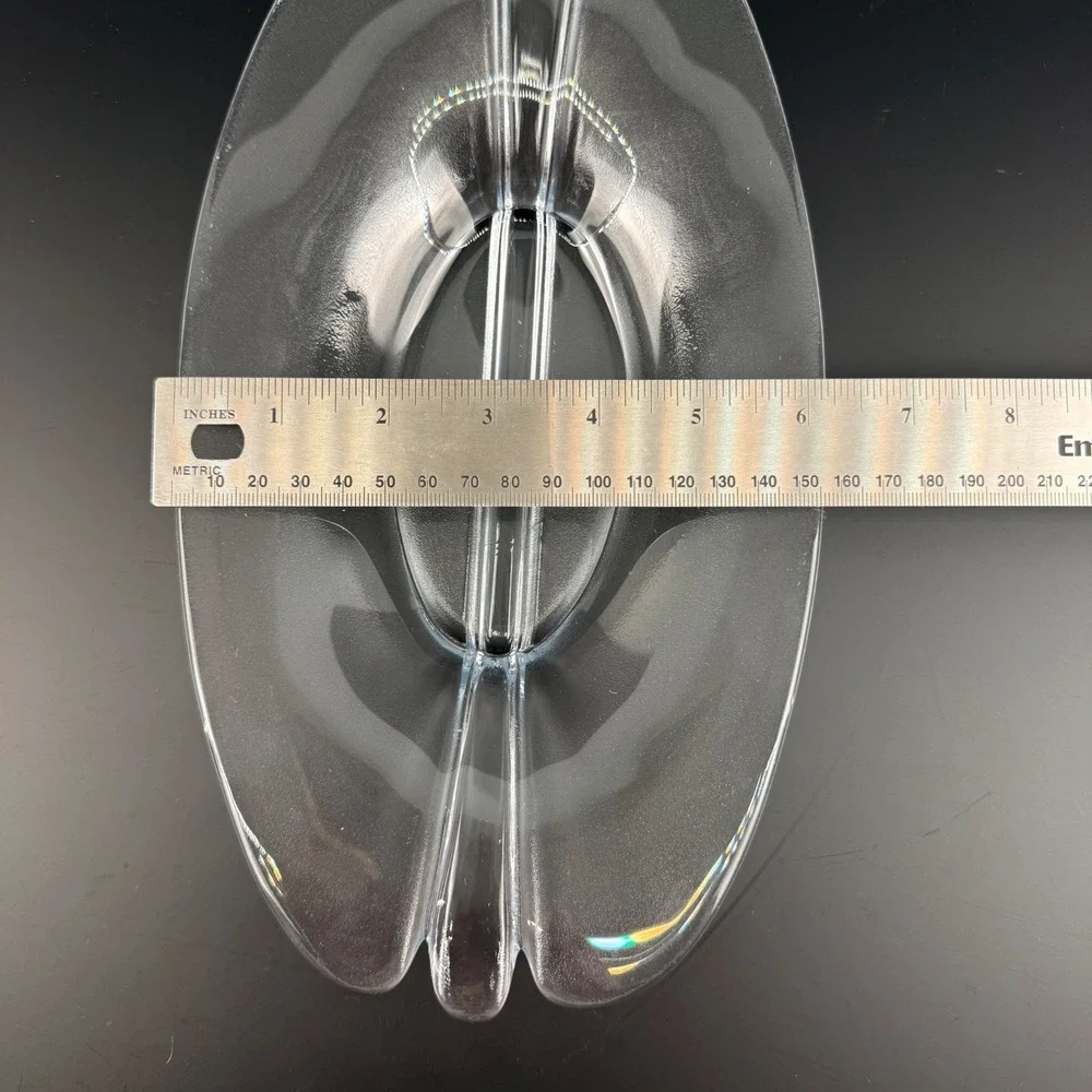 Holmegaard Lilje Lily Large‎ Oblong Console Bowl Torben Jorgensen
